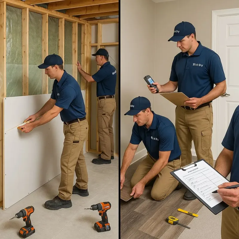 Repairs and Reconstruction process in North Shore, VA